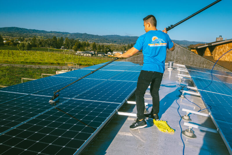 Professional Solar Panel Cleaning Bay Area Smart Solar Cleaning