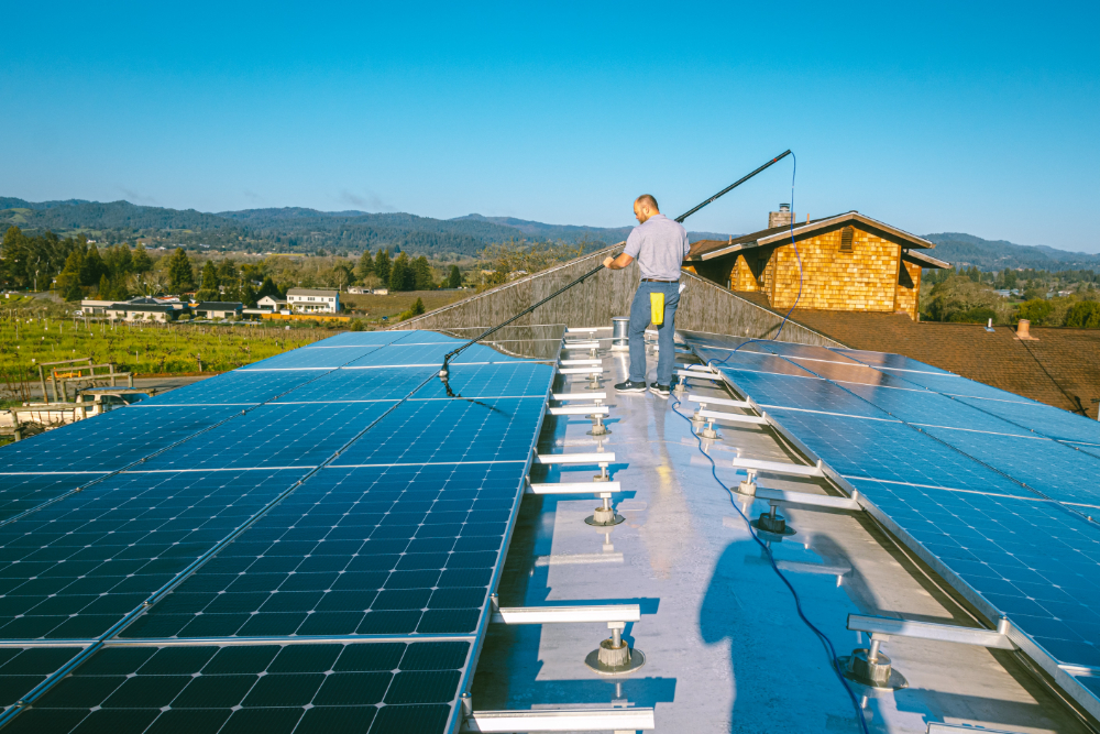 best solar panel cleaning palo alto