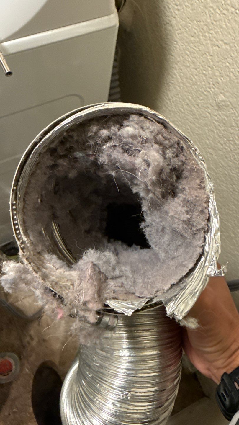 before dryer vent cleaning Bay Area